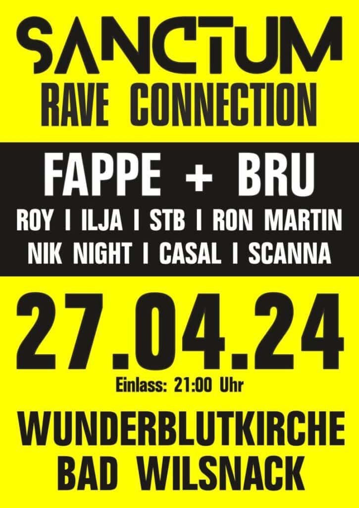 Rave Connection in der Wunderblutkirche