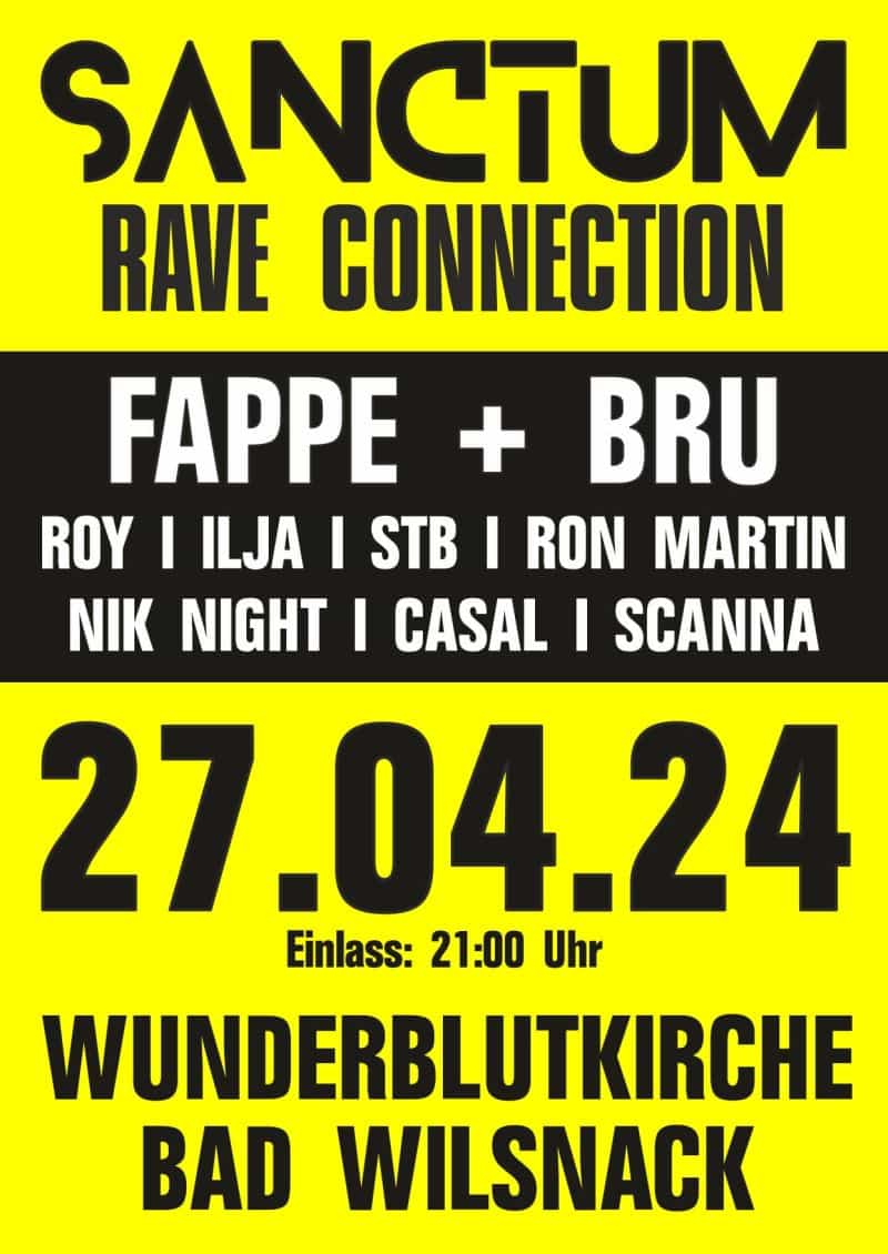 Ross Rave Connection Rave Connection in der Wunderblutkirche
