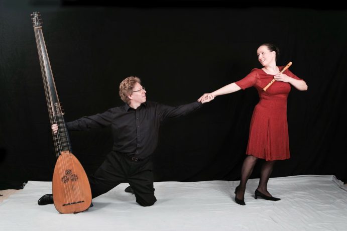Christian und Theresia Stahl, Duo "La Vigna" (historische Flöten und Lauten)Sonntag 05. Juli 2026, 17:00 Uhr in der Wunderblutkirche
