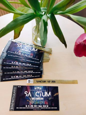 SANCTUM - RAVE CONNECTION25. April 2026, 21:00 Uhr in der Wunderblutkirche